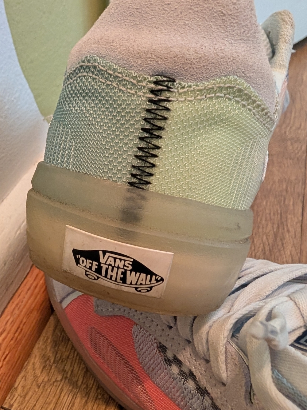 Vans Low-Top Sneakers in Color Block Pastel Multi - Picture 4 of 4